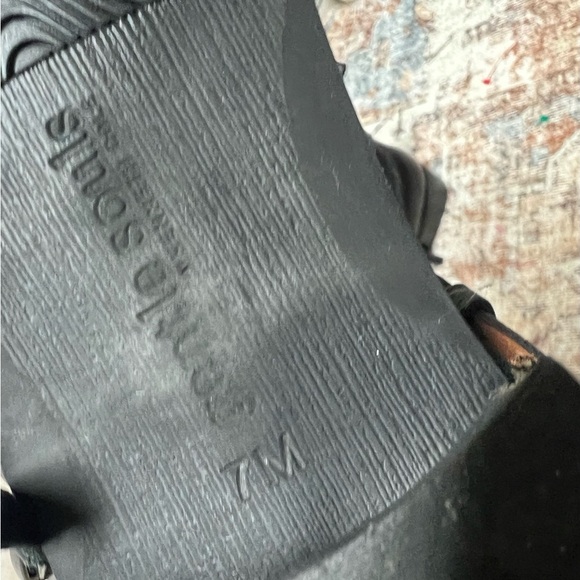 Gentle Souls Kenneth Cole Black Best Moto Ankle Bootie Boots Womens Size 7M - Picture 9 of 10